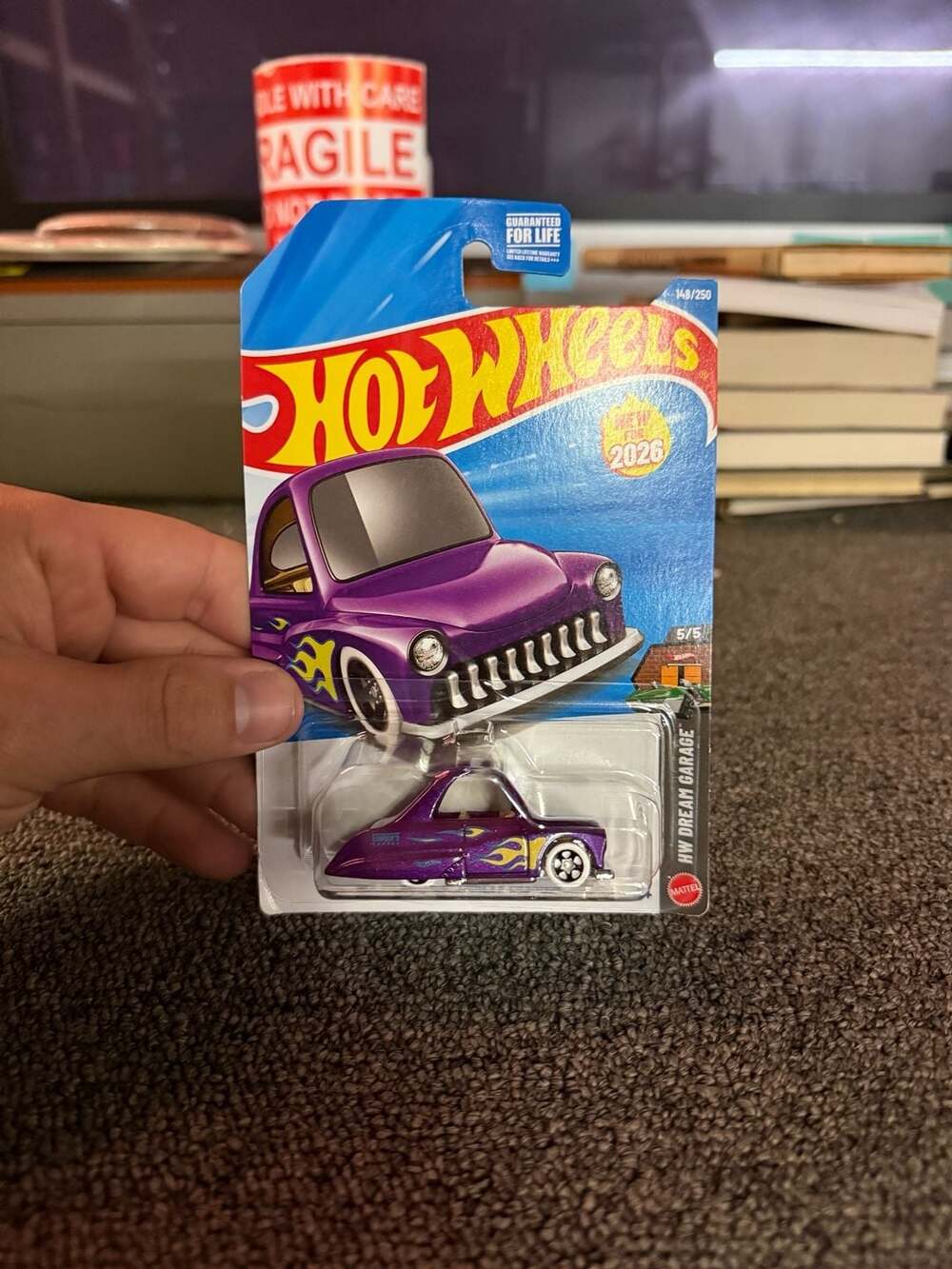 Hot Wheels Tooned Purple Passion HW Dream Garage Purple Diecast Car
